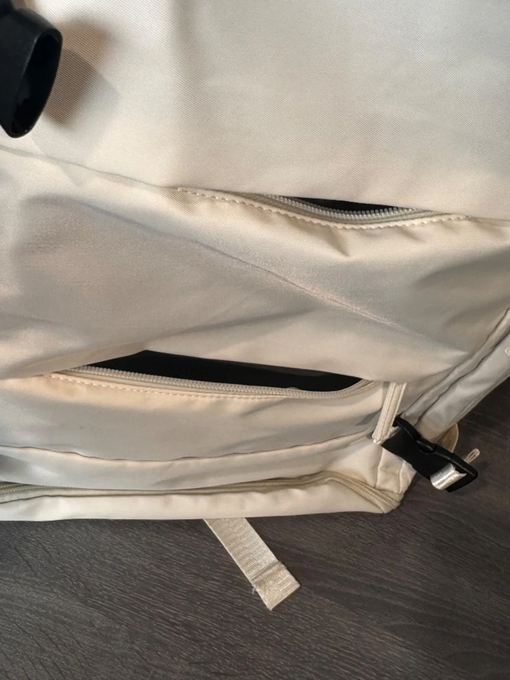 Coofay Beige Travel Backpack Airline Approved Trolley Underseat Overhead